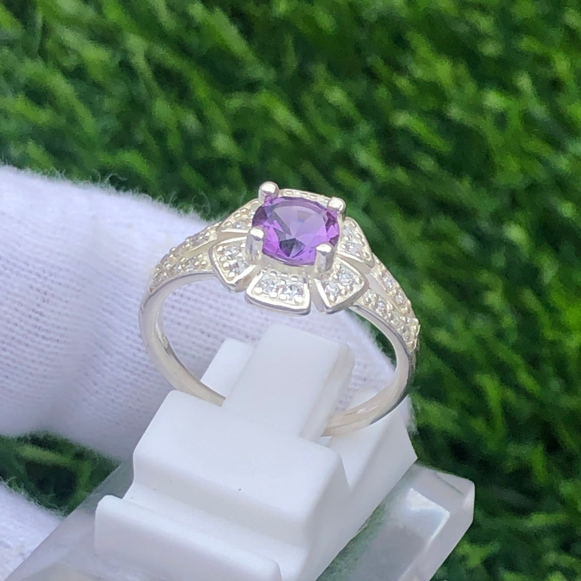 purple amethyst ring