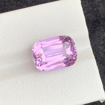10.65 Carat Natural Hot Pink Kunzite with Cushion Shape from Afghanistan