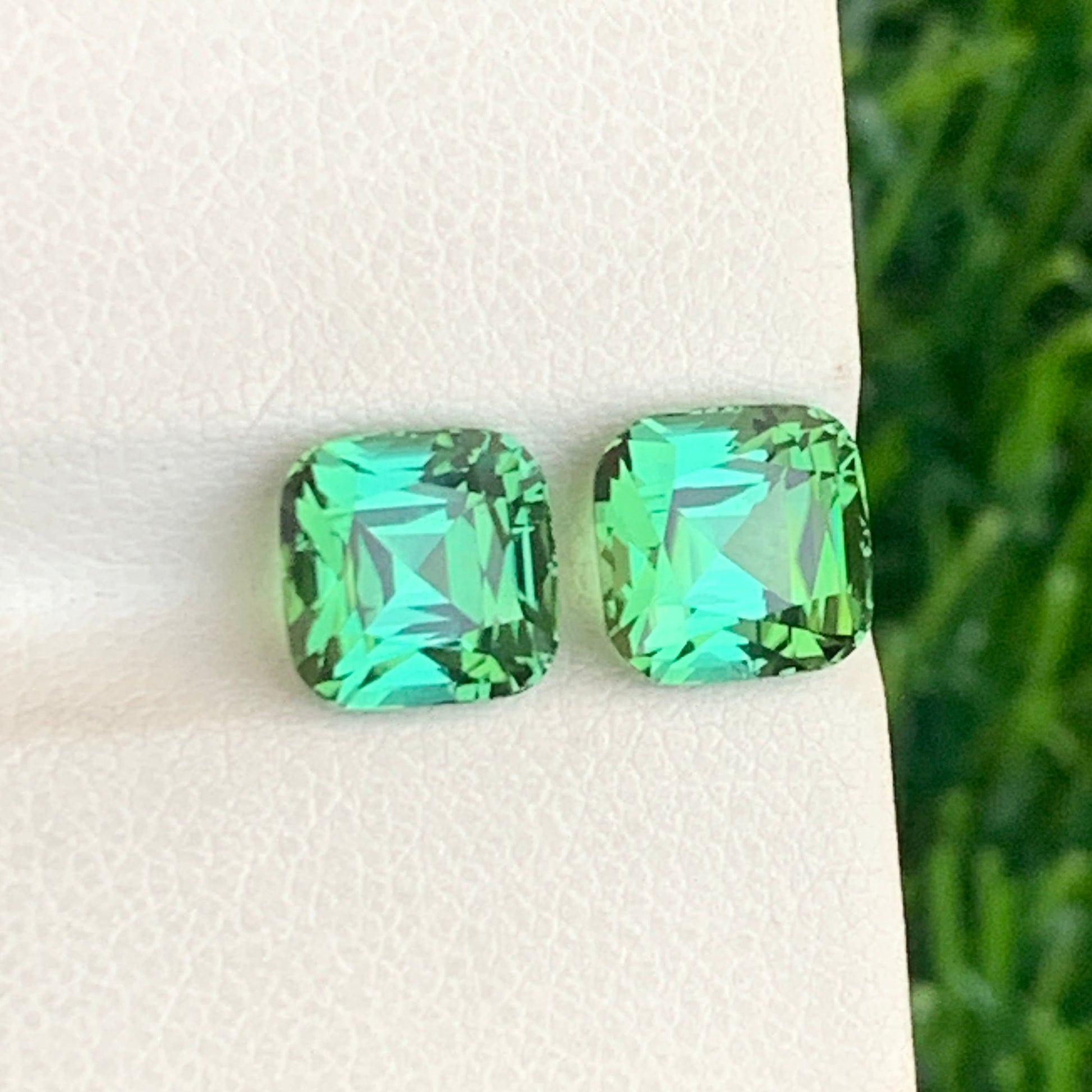 Bluish Green Stone Pair