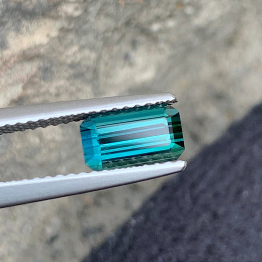 Natural dark blue tourmaline