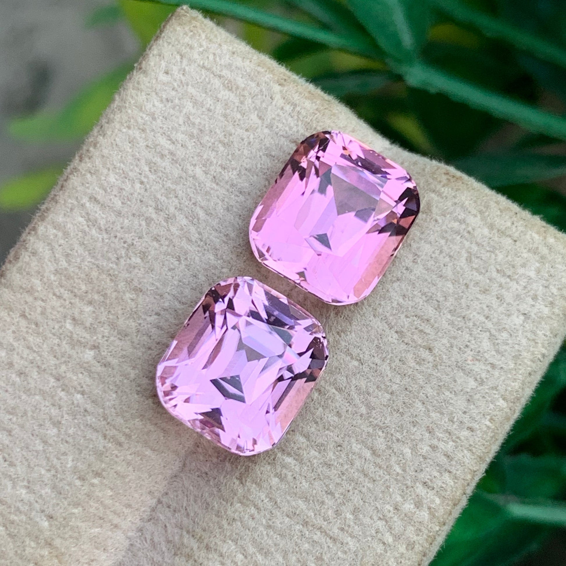 Natural Pink Tourmaline earrings