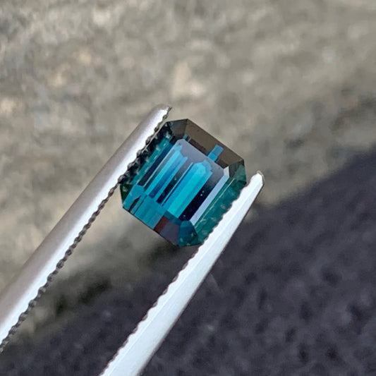 dark blue tourmaline stone