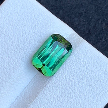 Bright Mint Green Tourmaline – 3.00 Carats | Cushion Cut | Natural | Afghanistan Origin | SI Clarity