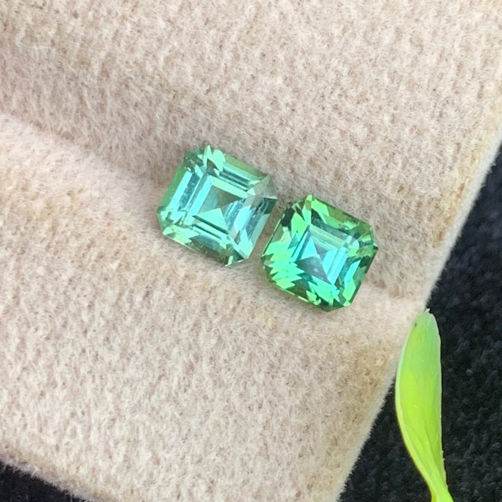 Green Tourmaline earrings
Green Tourmaline pair