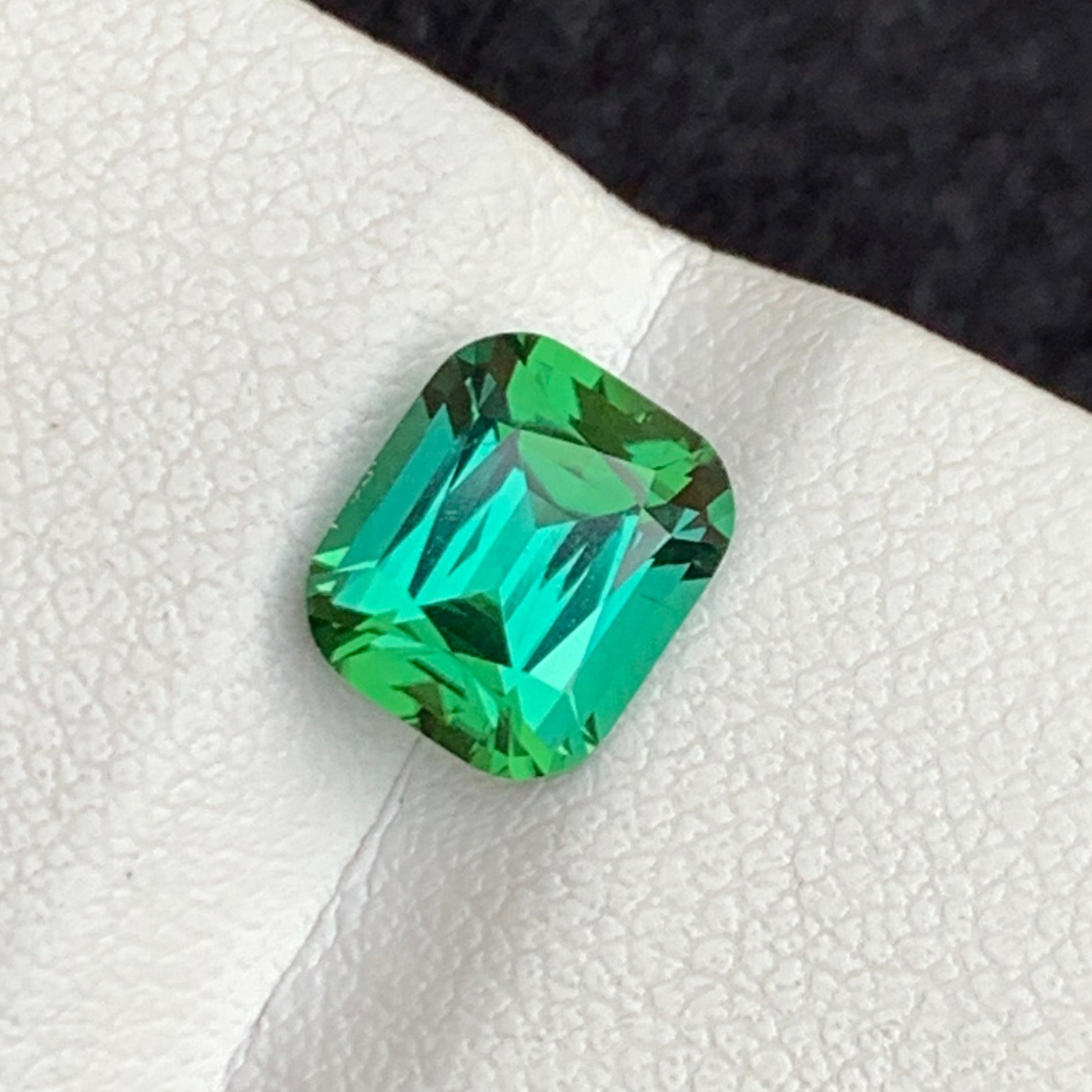 Bluish green gemstone