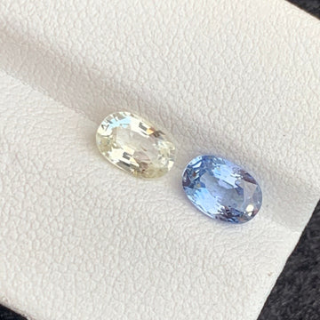 Reverse Sapphire gemstone
 Reverse Sapphire jewelry
Reverse Sapphire pair
