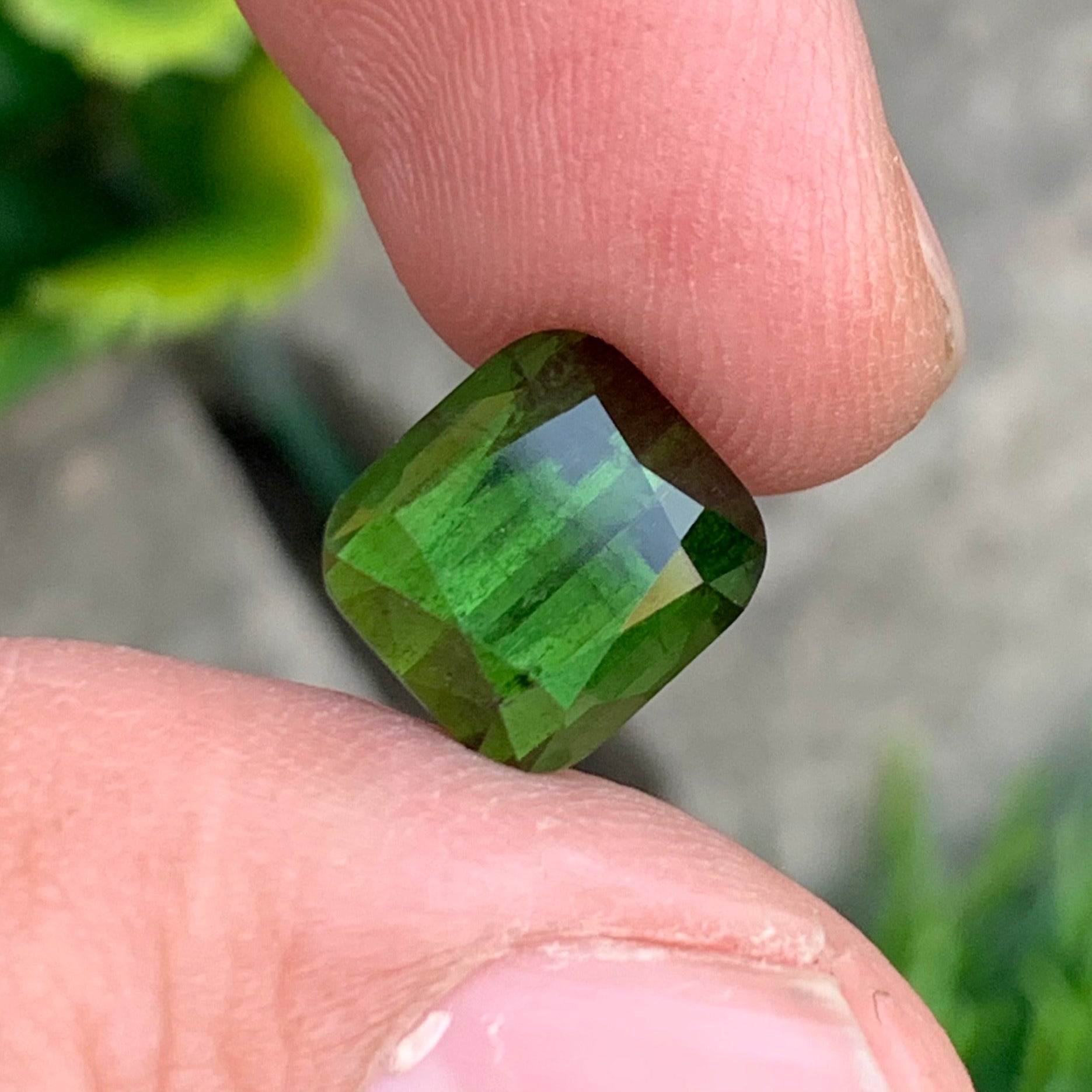 yellow green tourmaline