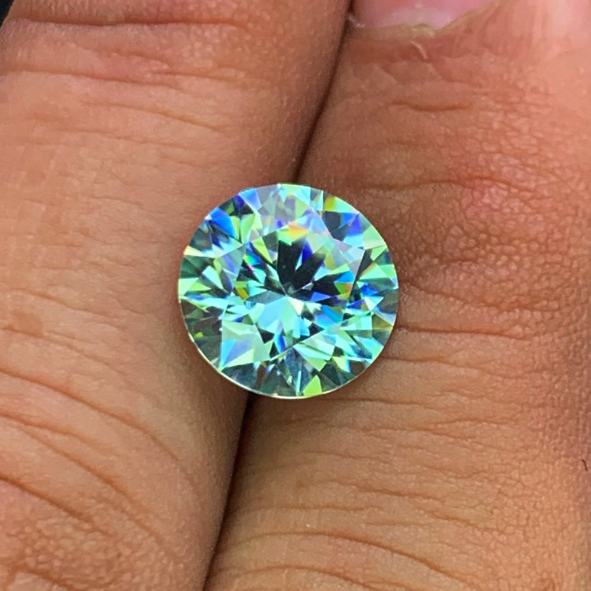 Faceted Moissanite