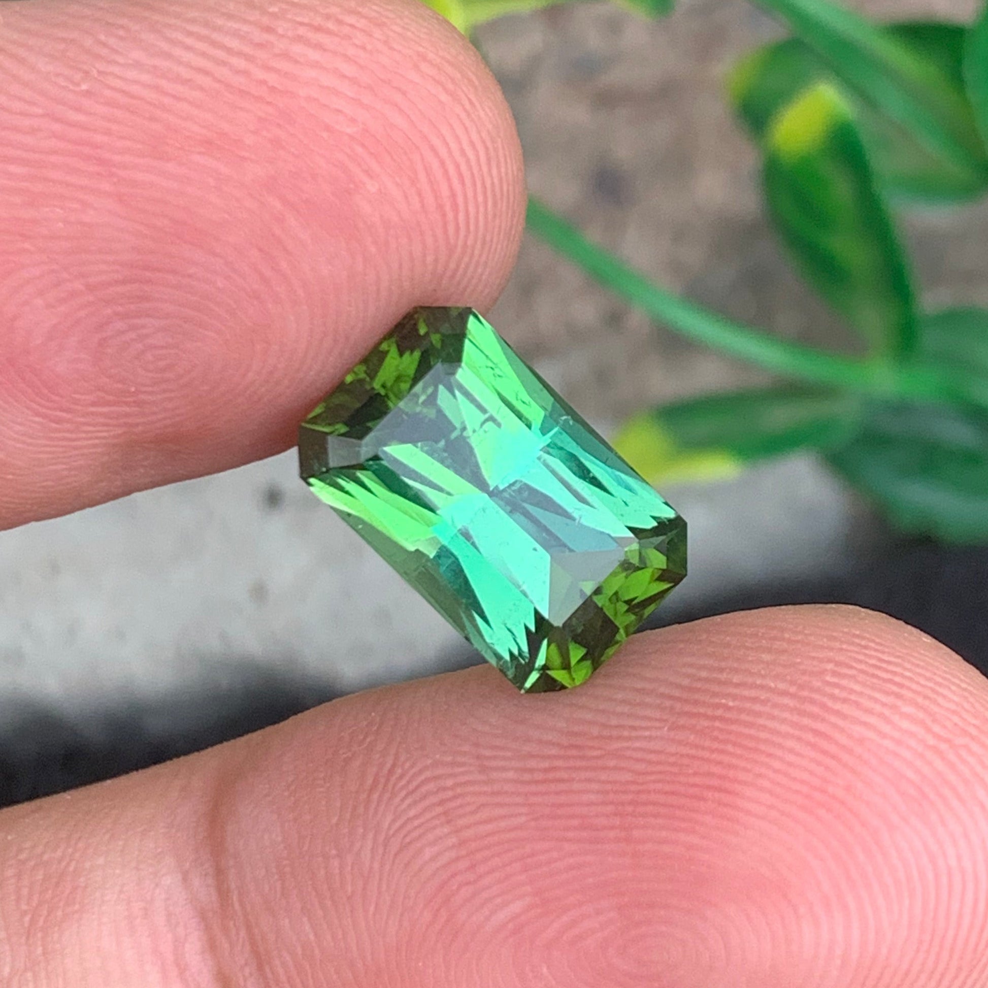Yellow Bluish Green Tourmaline jewelry