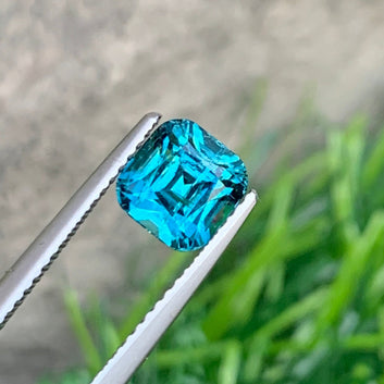 Faceted Blue Tourmaline
