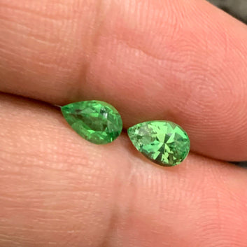 Tsavorite Garnet pair
Tsavorite Garnet earrings