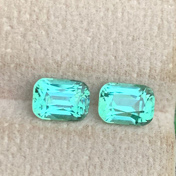 Seafoam Tourmaline ring
Seafoam Tourmaline earrings
Seafoam Tourmaline pair