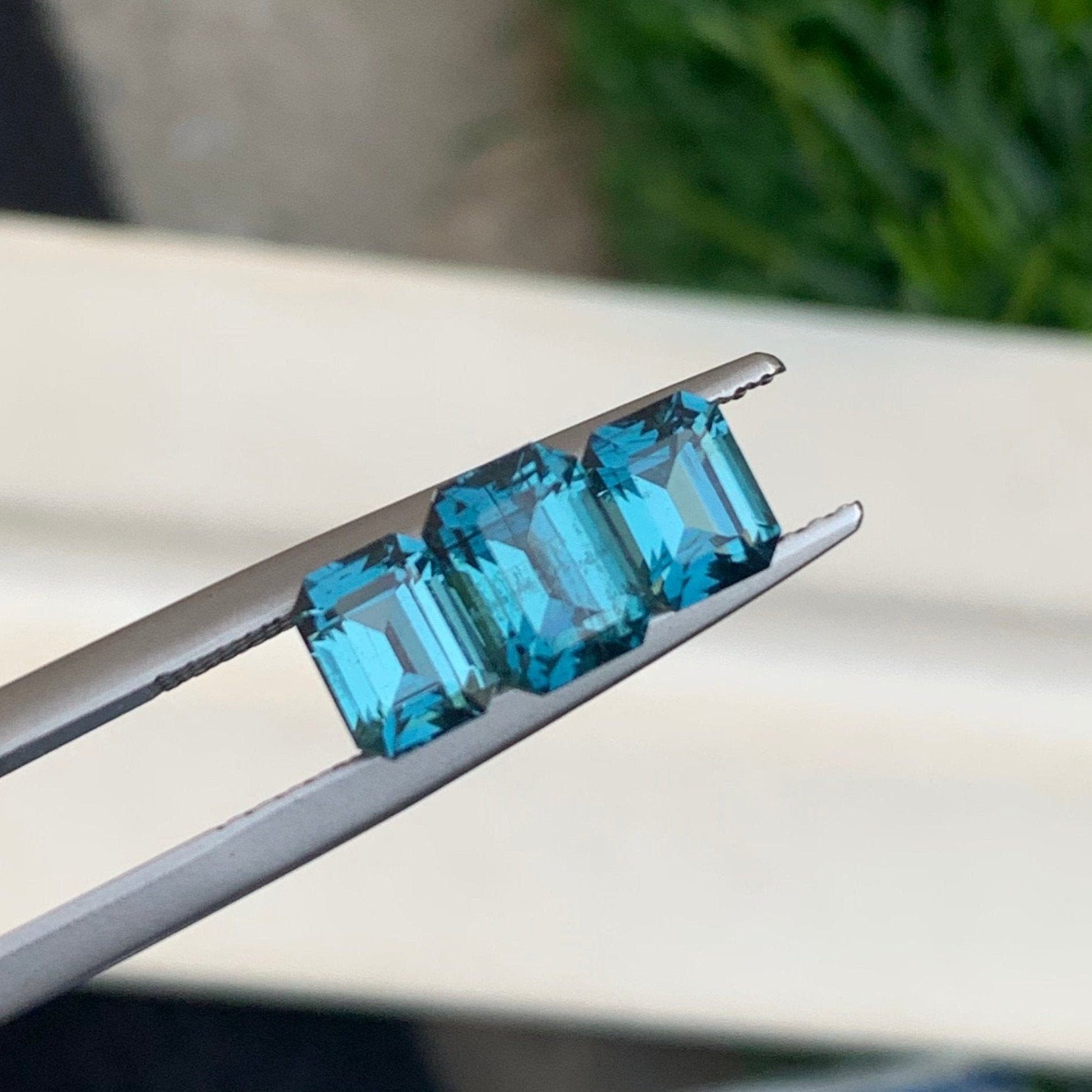 Indicolite Gemstone Ring Set – OneStep Gems