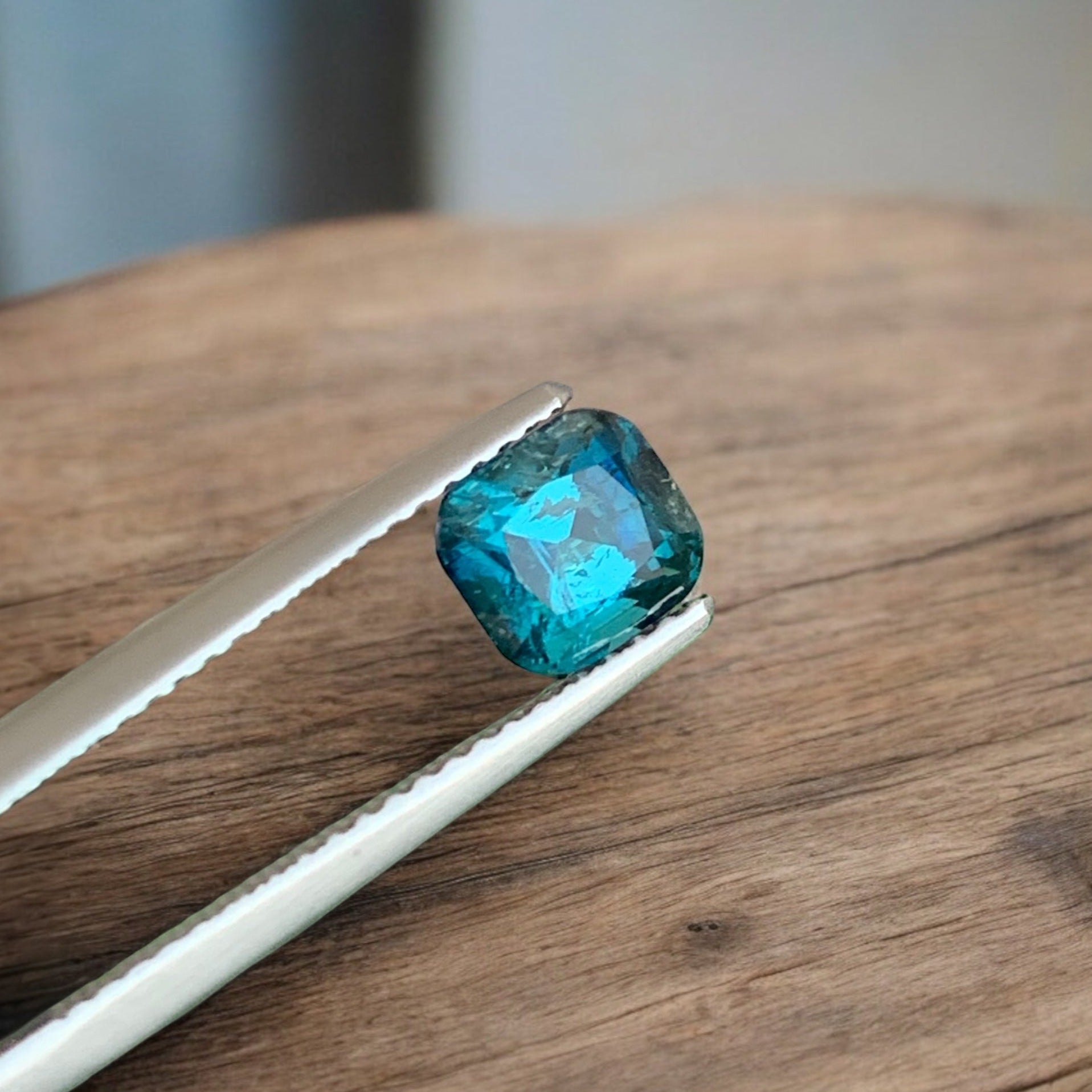 Loose ink blue tourmaline
Ink Blue Tourmaline 1.10 Carat Close-