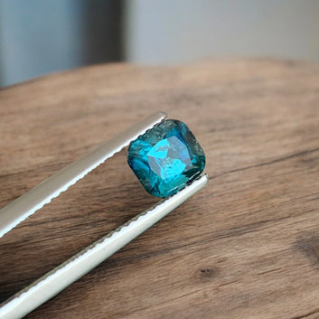 Loose ink blue tourmaline
Ink Blue Tourmaline 1.10 Carat Close-