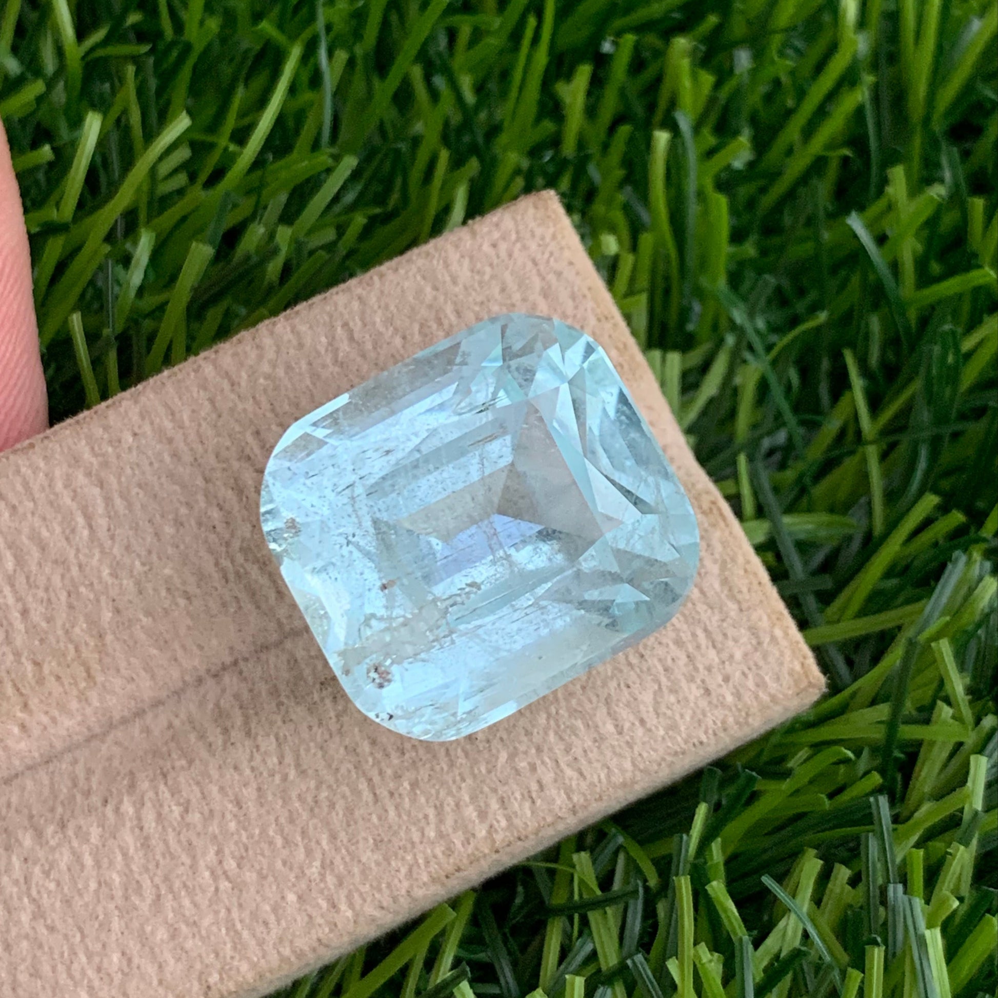 Investment Grade Natural Aquamarine 36.30 Carats
OneStep Gems Natural Aquamarine Cushion Cut Gemstone