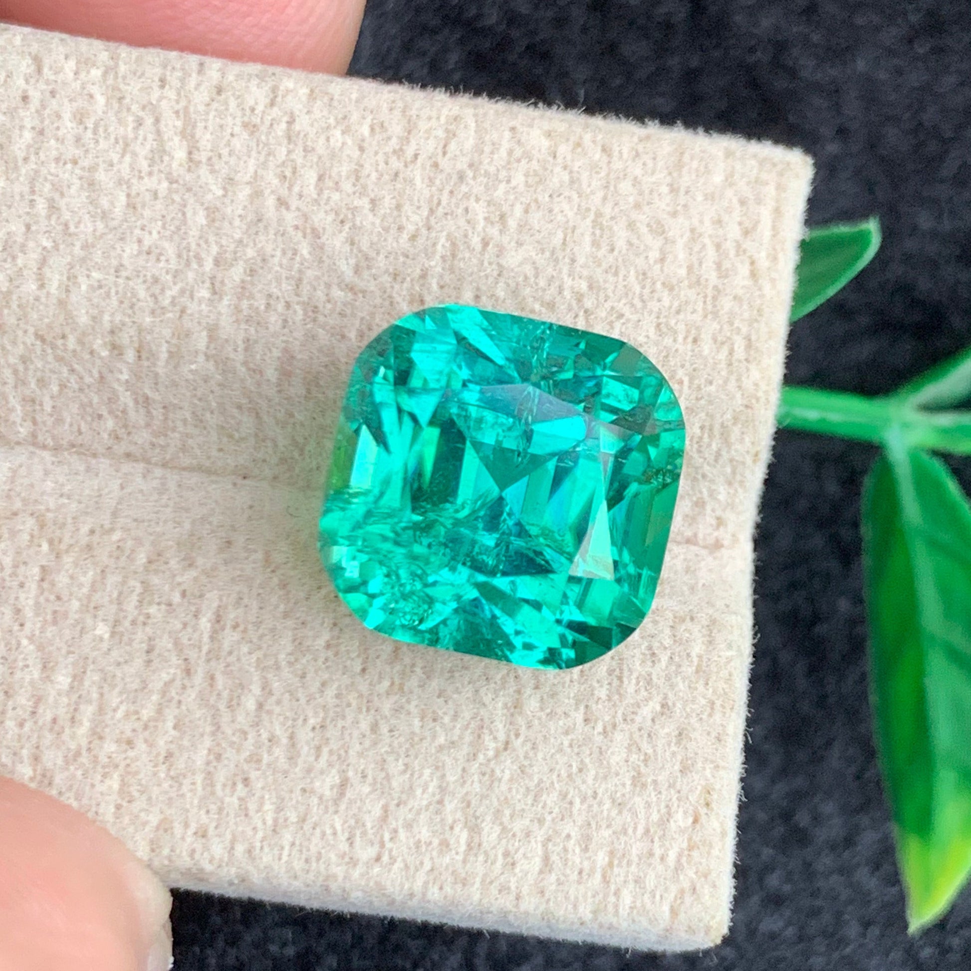 Lagoon Tourmaline 13.42 Carats Cushion Cut
Natural Afghan Lagoon Tourmaline