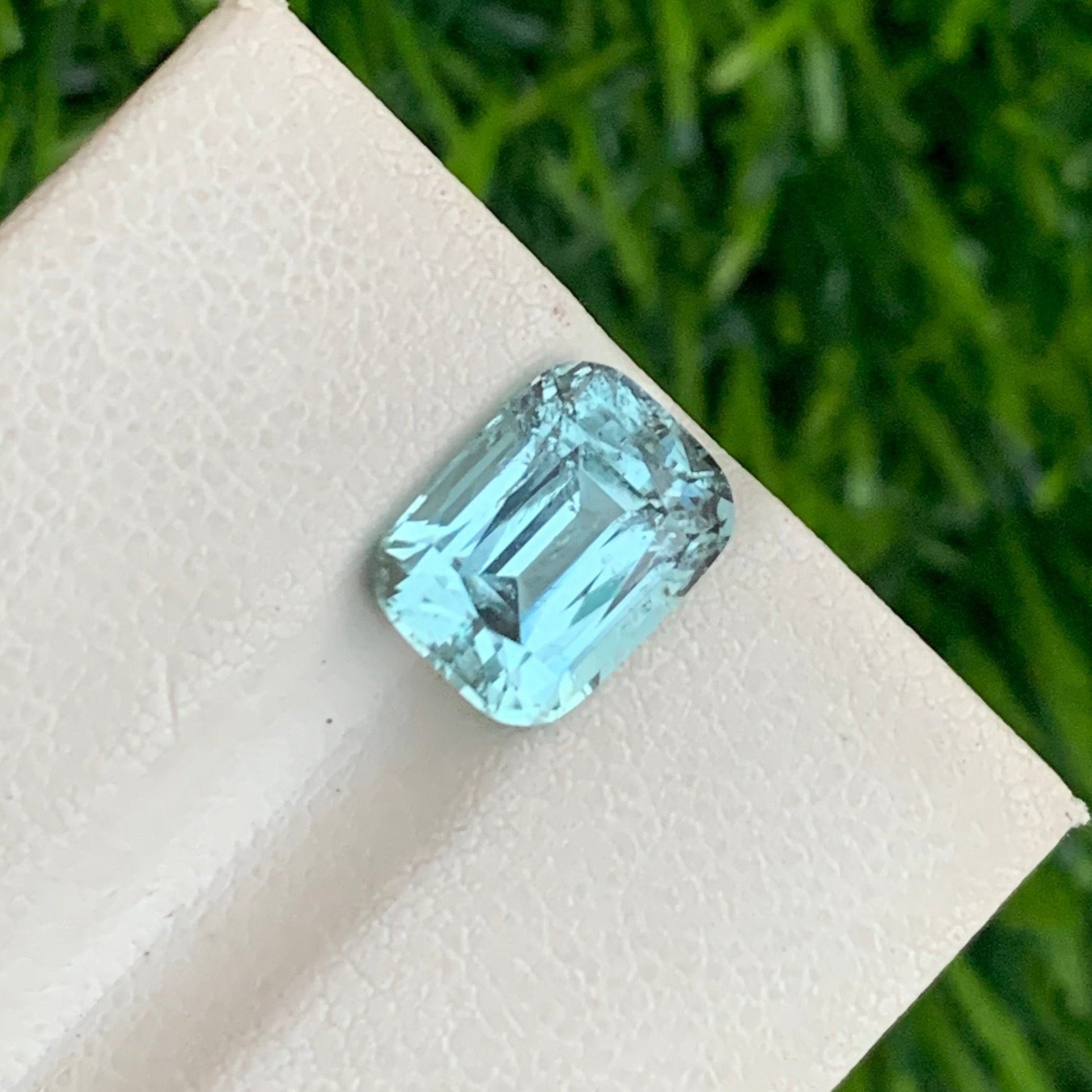 seafoam Stone
Light Seafoam Tourmaline Cushion Cut – Jewelry Making Gemstone