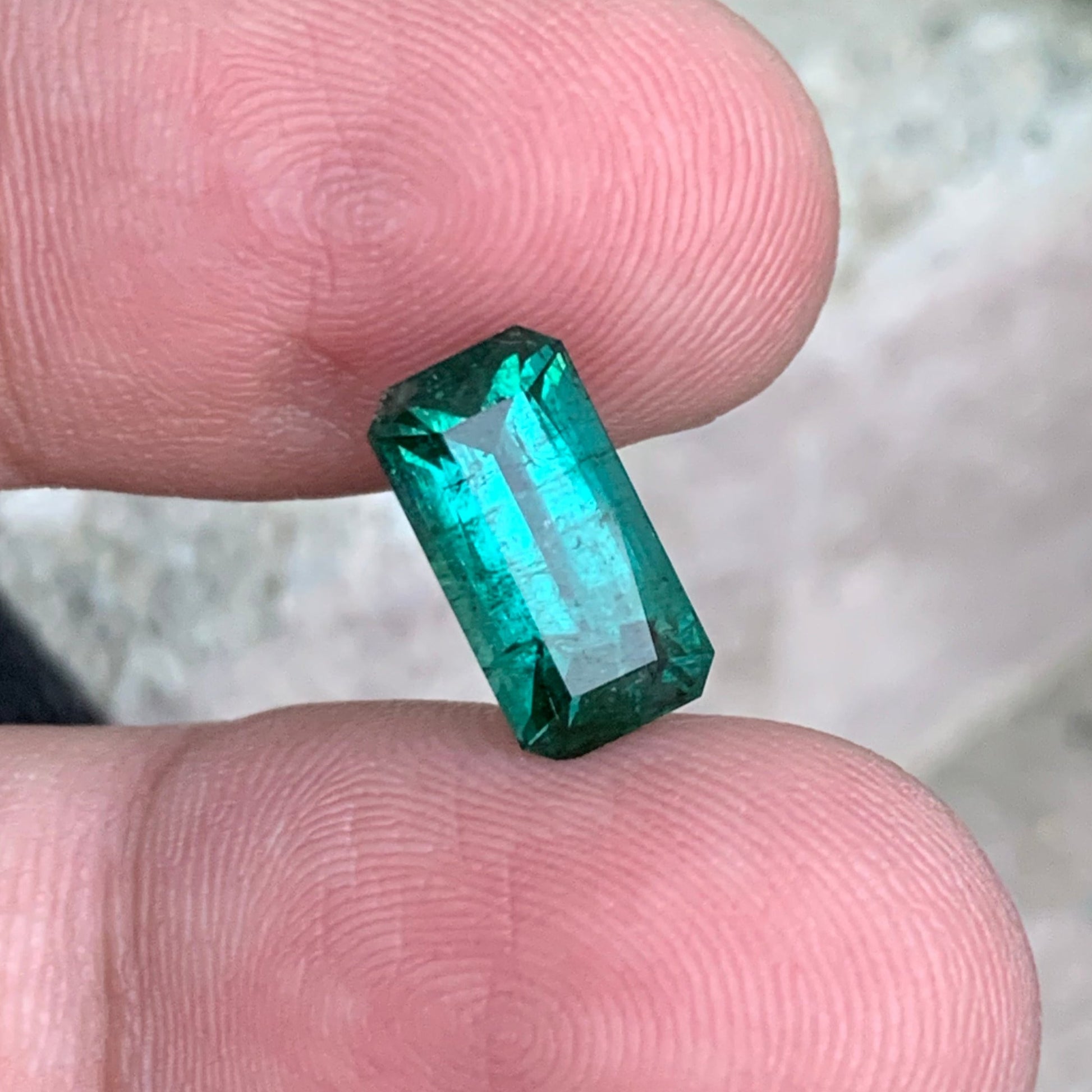 Lagoon Tourmaline ring
Long Cushion Cut Tourmaline Loose Gem