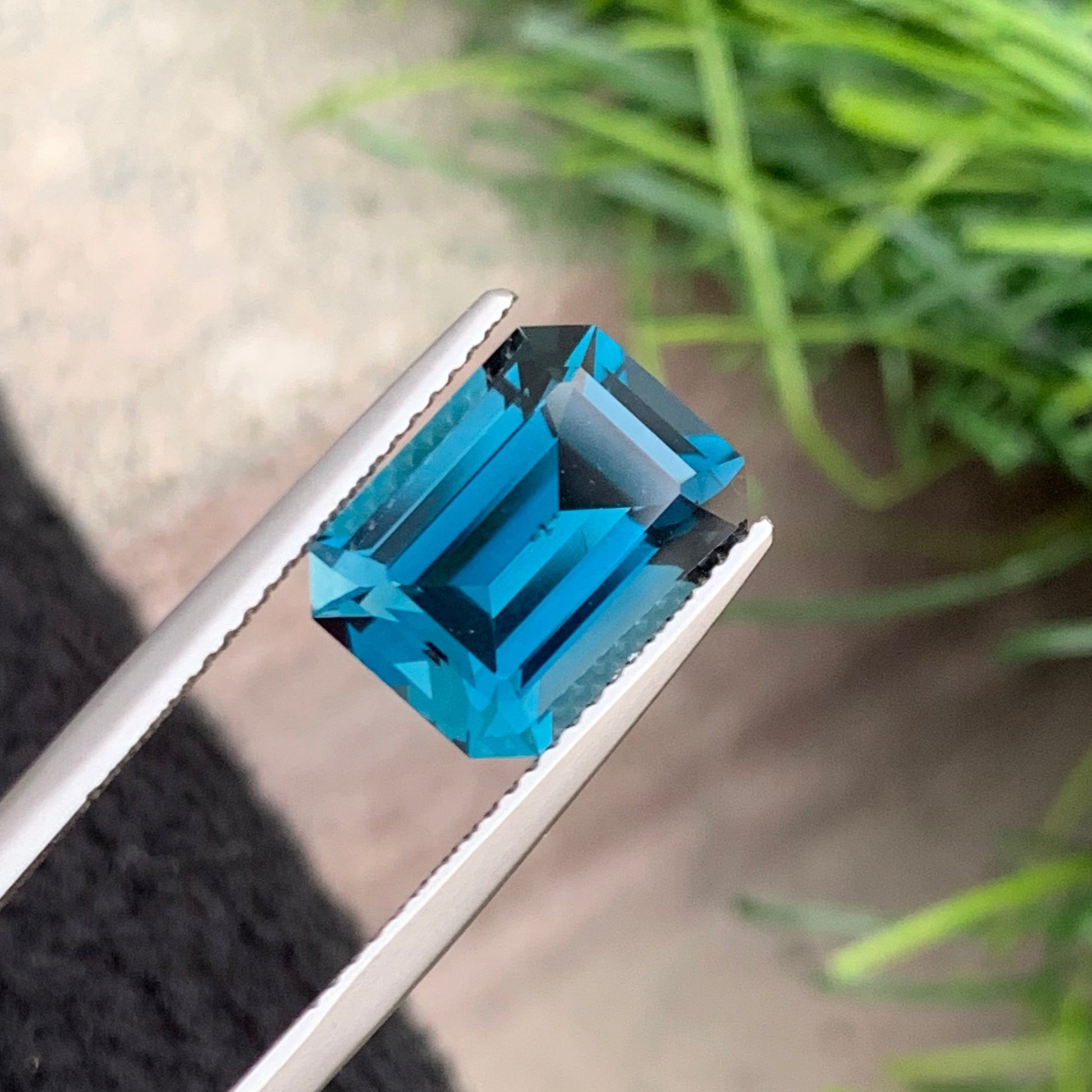 Loose Blue Topaz Stone 5.05 Ct Onestep Gems