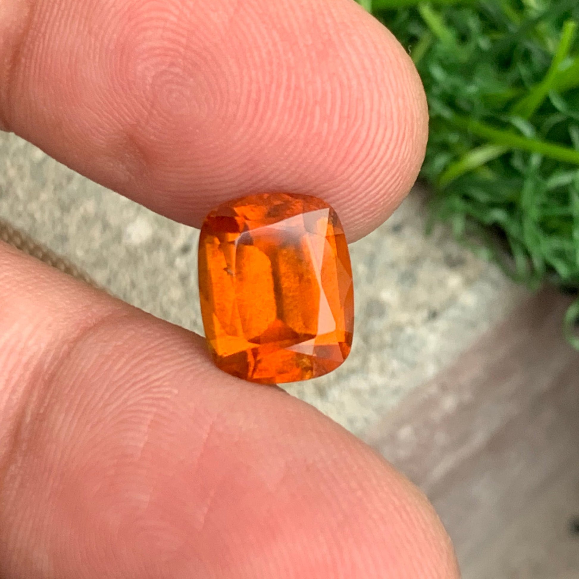 Loose Hessonite Garnet 4.95 Carats Orange Gemstone
