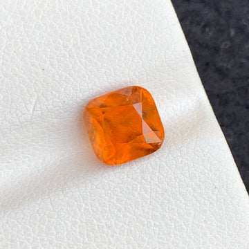 Loose Hessonite Garnet Cushion Cut 2.35 Carats – Front View

