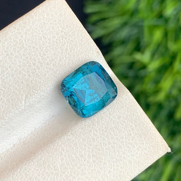 Loose Ink Blue Tourmaline Stone from Afghanistan