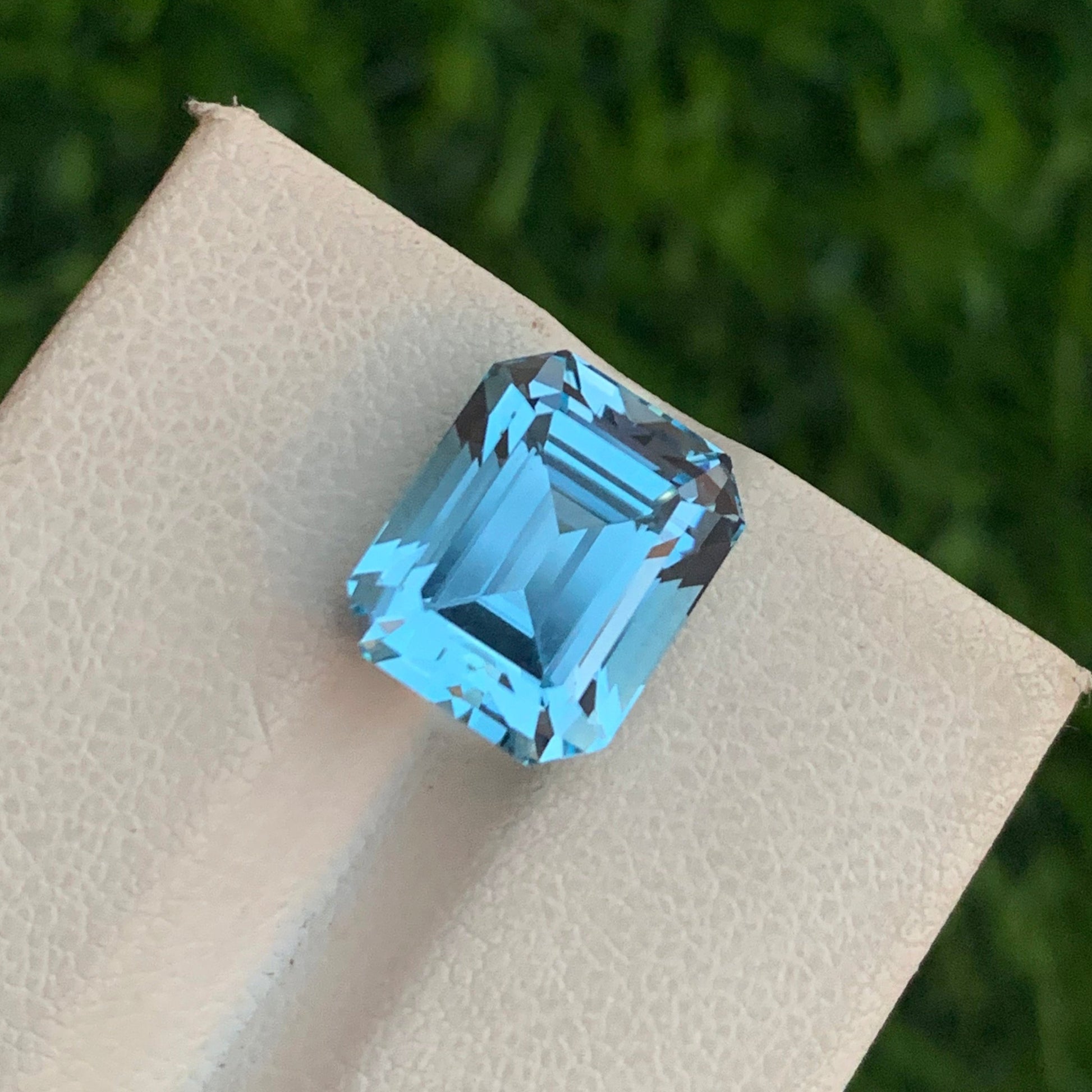 Loose Sky Blue Topaz Stone Emerald Cut for Jewelry