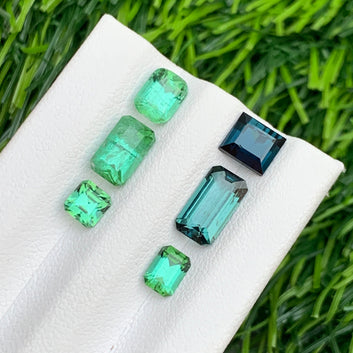 5.90 Carats Mixed Color Tourmaline Lot – Natural Afghan Gemstones for Jewelry