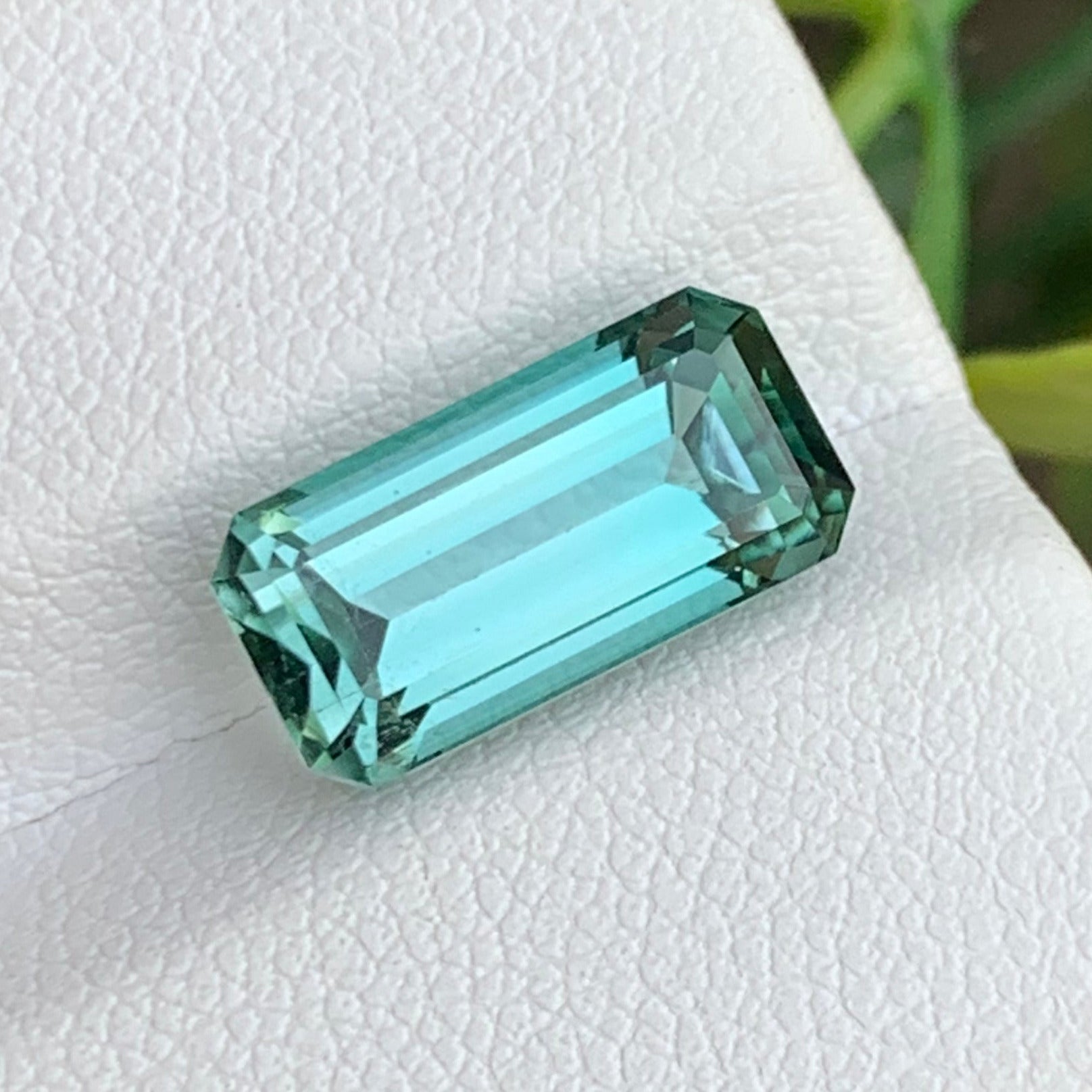 Loupe clean greenish seafoam tourmaline luxury loose stone