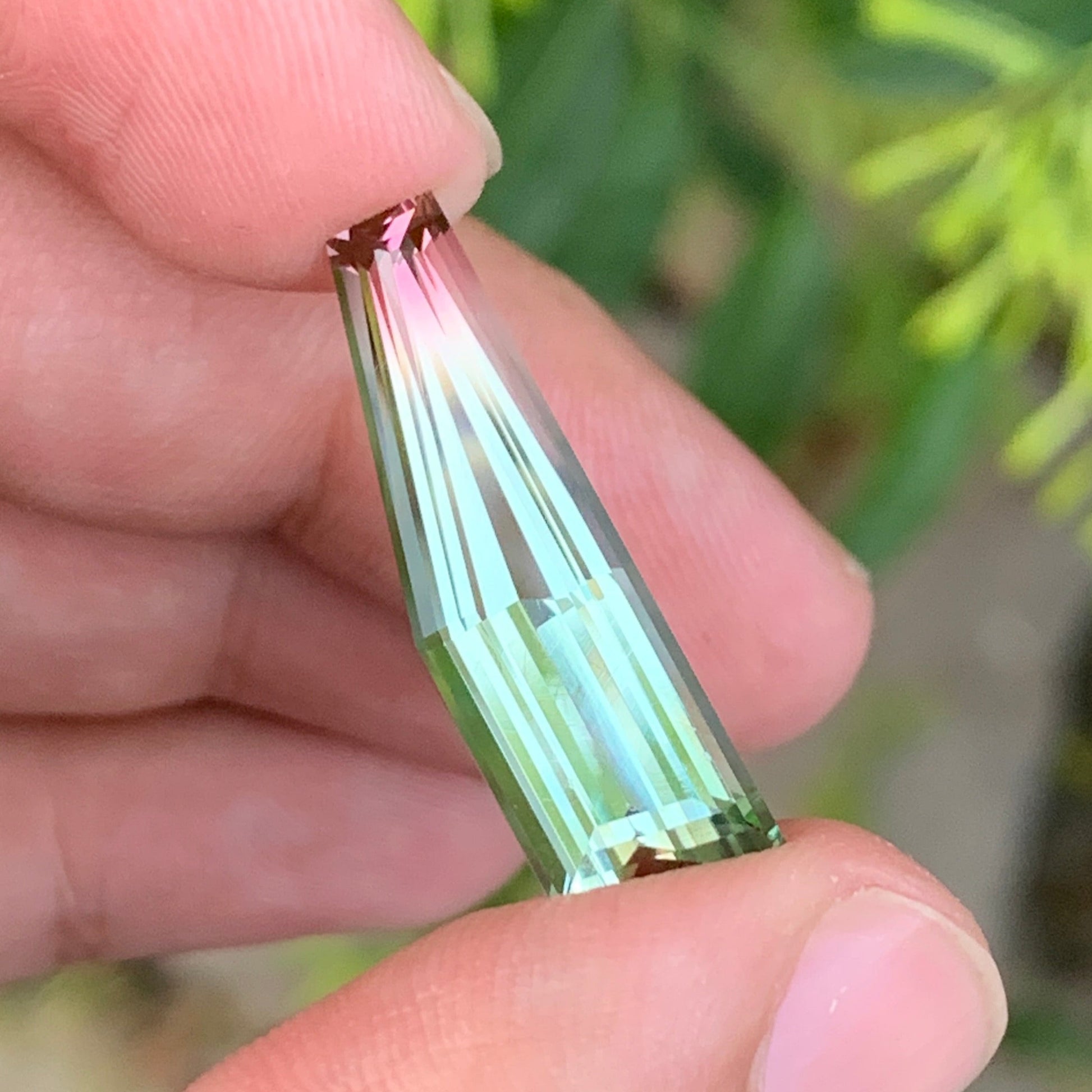 Luxury Bicolor Tourmaline Fancy Cut Collector Gemstone
Natural Afghan Bicolor Tourmaline with Clean Clarity