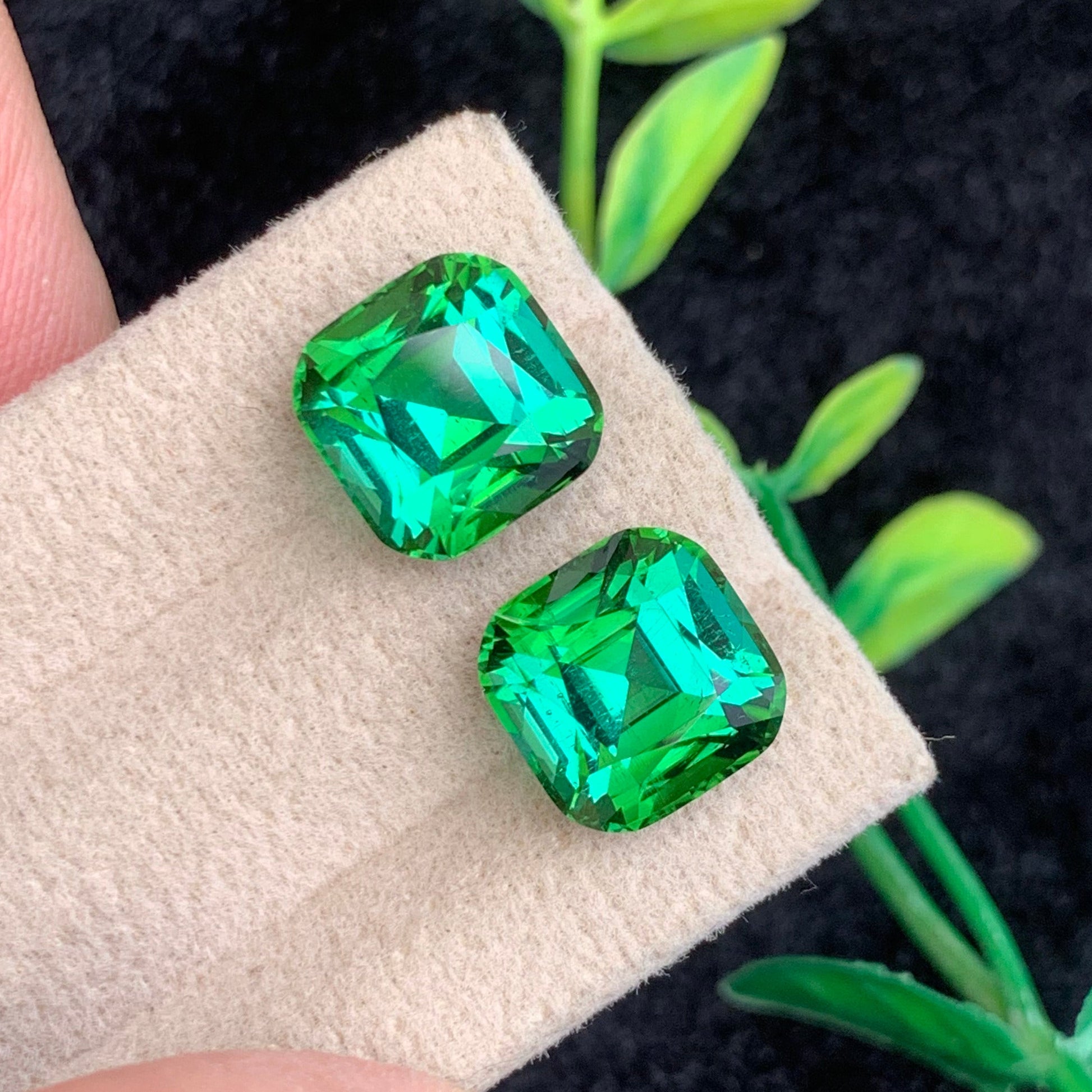 Matched Bluish Green Tourmaline Pair
High Quality Bluish Green Tourmaline Gems