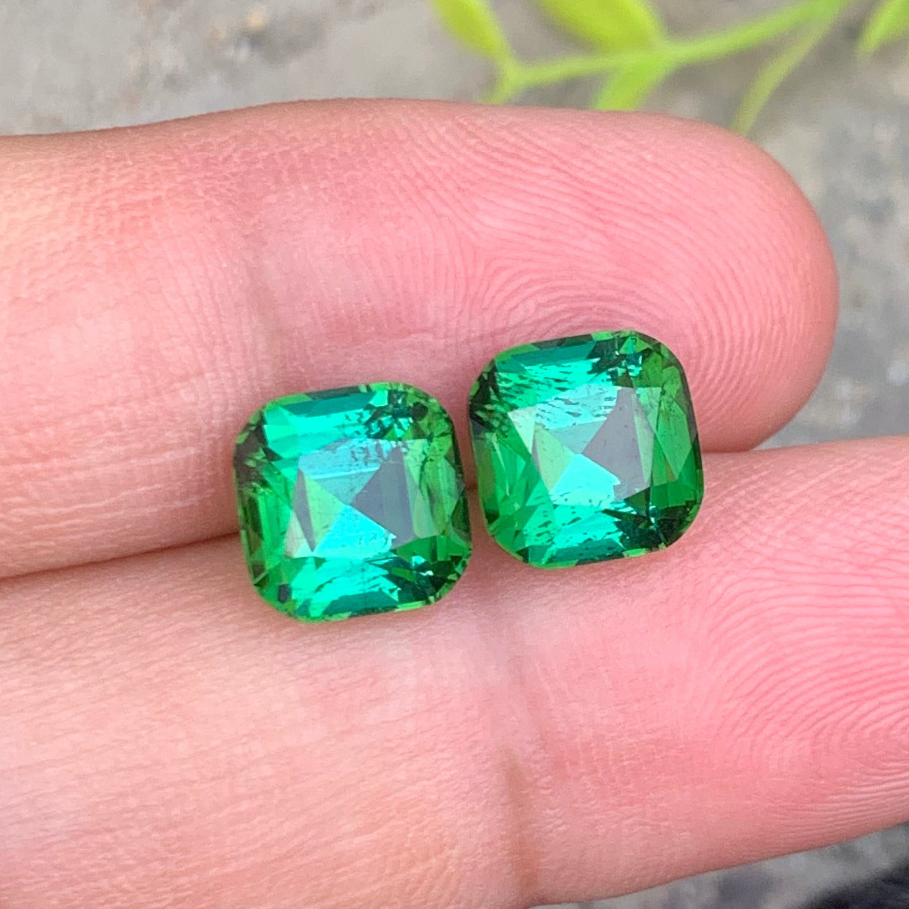 Matched Tourmaline Pair for Luxury Earrings
Natural Untreated Bluish Green Tourmaline
