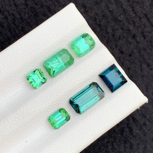 5.90 Carats Mixed Color Tourmaline Lot – Natural Afghan Gemstones for Jewelry