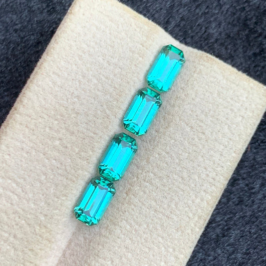 Natural 2.90 Carats Lagoon Tourmaline Pair Emerald Cut from Afghanistan
Eye Clean Lagoon Tourmaline Pair for Luxury Earrings