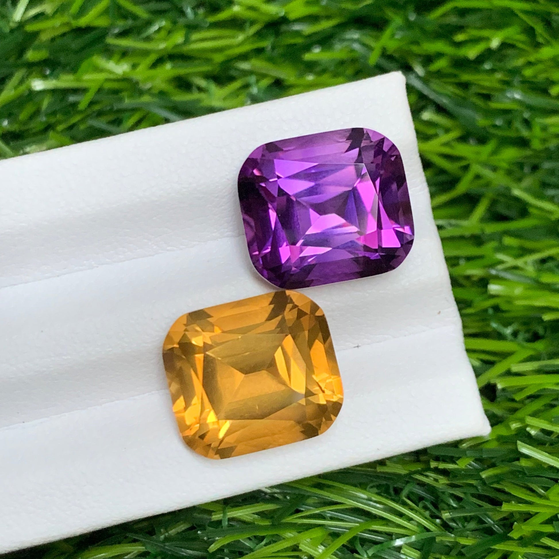 Natural Brazilian Citrine Amethyst Gemstones