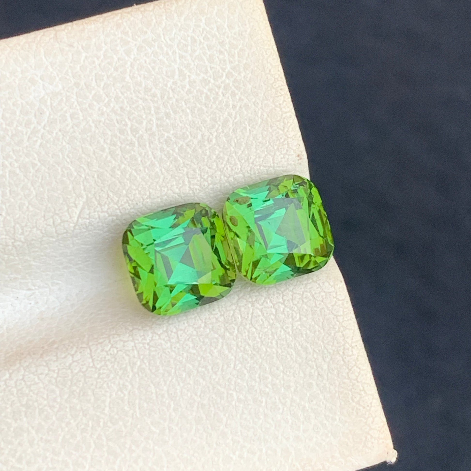 Natural Forest Green Tourmaline Gemstones