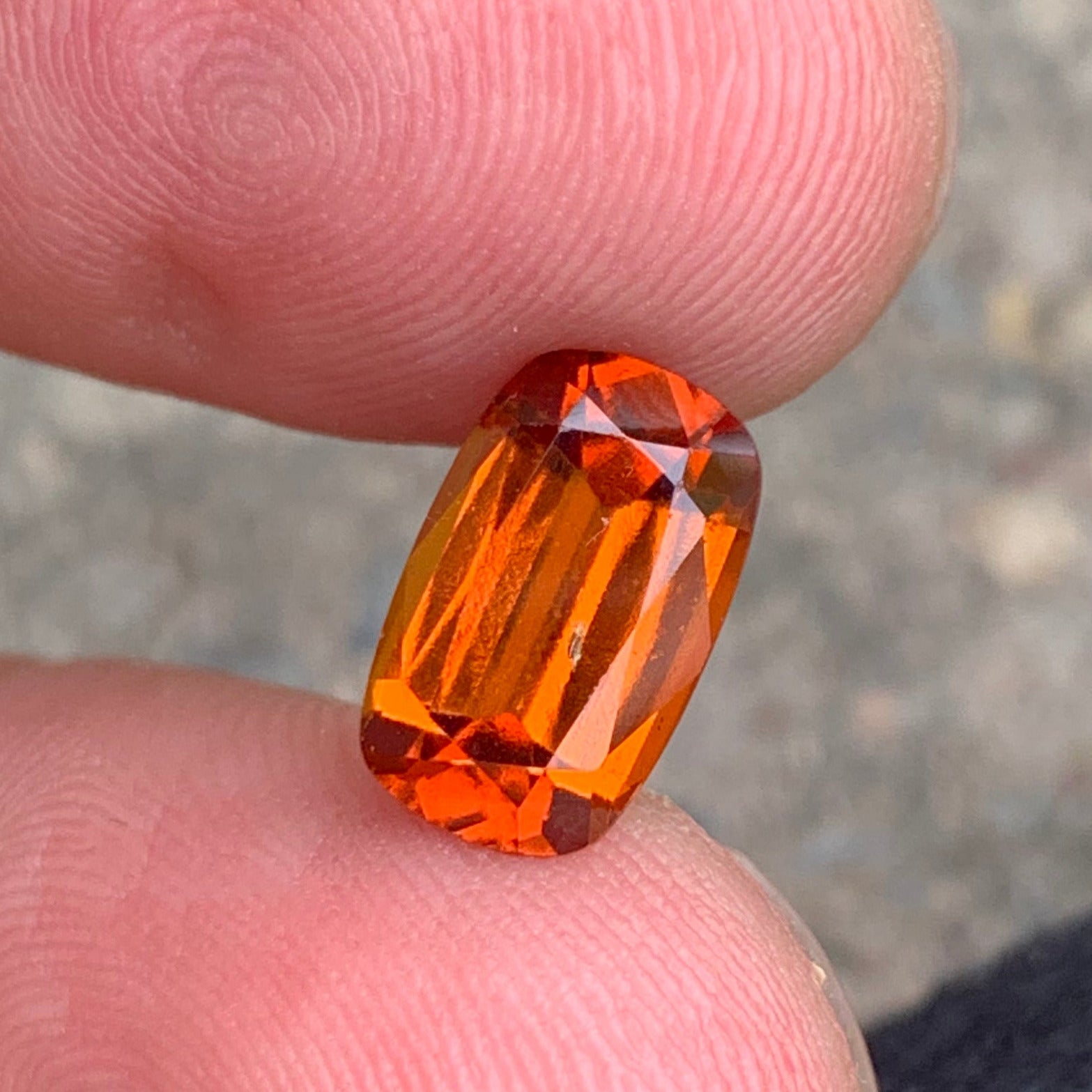 Natural Gomed Stone
Orange Garnet for Ring
