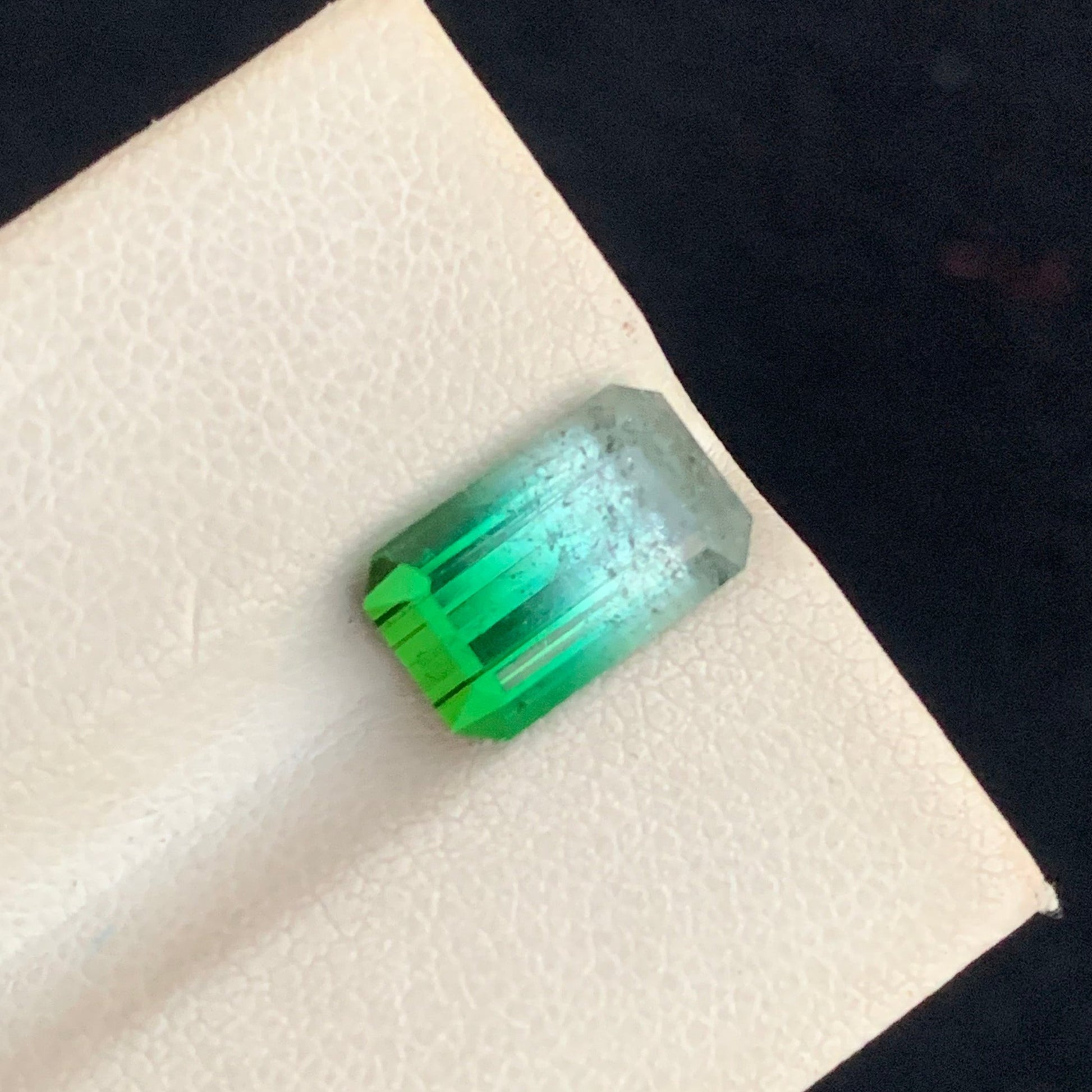 Natural Green and Pink Tourmaline Stone