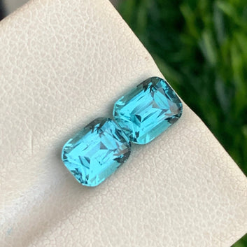 Natural Indicolite Earrings Luxury Jewelry