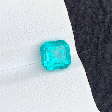 Natural Lagoon Apatite 2.00 Carats Asscher Cut Gemstone