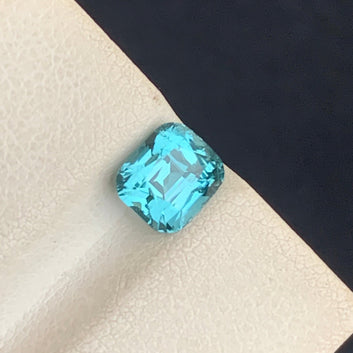 Natural Lagoon Blue-Green Tourmaline Faceted