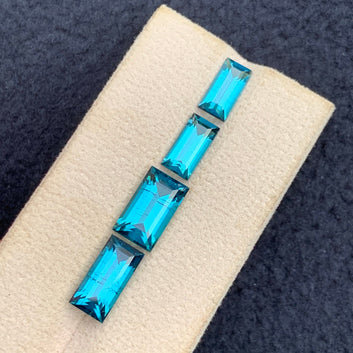Neon Blue Tourmaline set
Neon Blue Tourmaline jewelry
Natural Neon Blue Tourmaline Set 9.10 Carats Baguette Cut
Afghan Neon Blue Tourmaline Jewelry Set