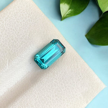 Neon Blue Tourmaline
Natural Neon Blue Tourmaline from Afghanistan – Emerald Cut