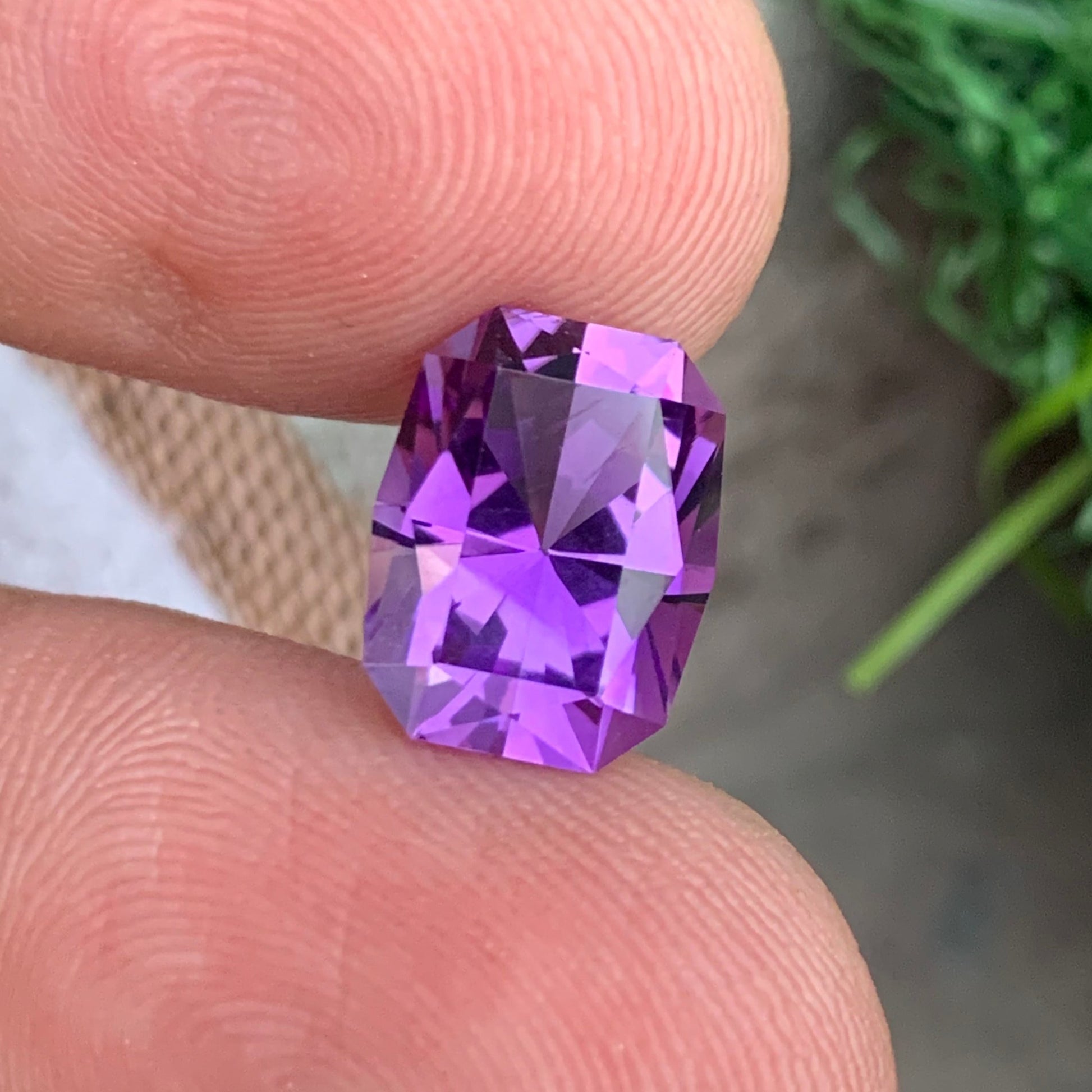 Natural Pinkish Purple Amethyst from Brazil 4.95 Carats