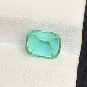 Natural VVS green tourmaline
Seafoam green gemstone