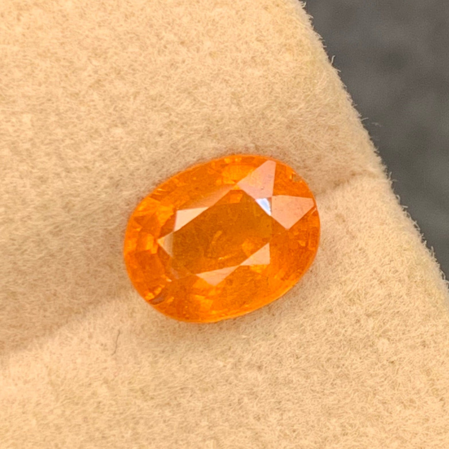 Onestep Gems orange spessartite garnet