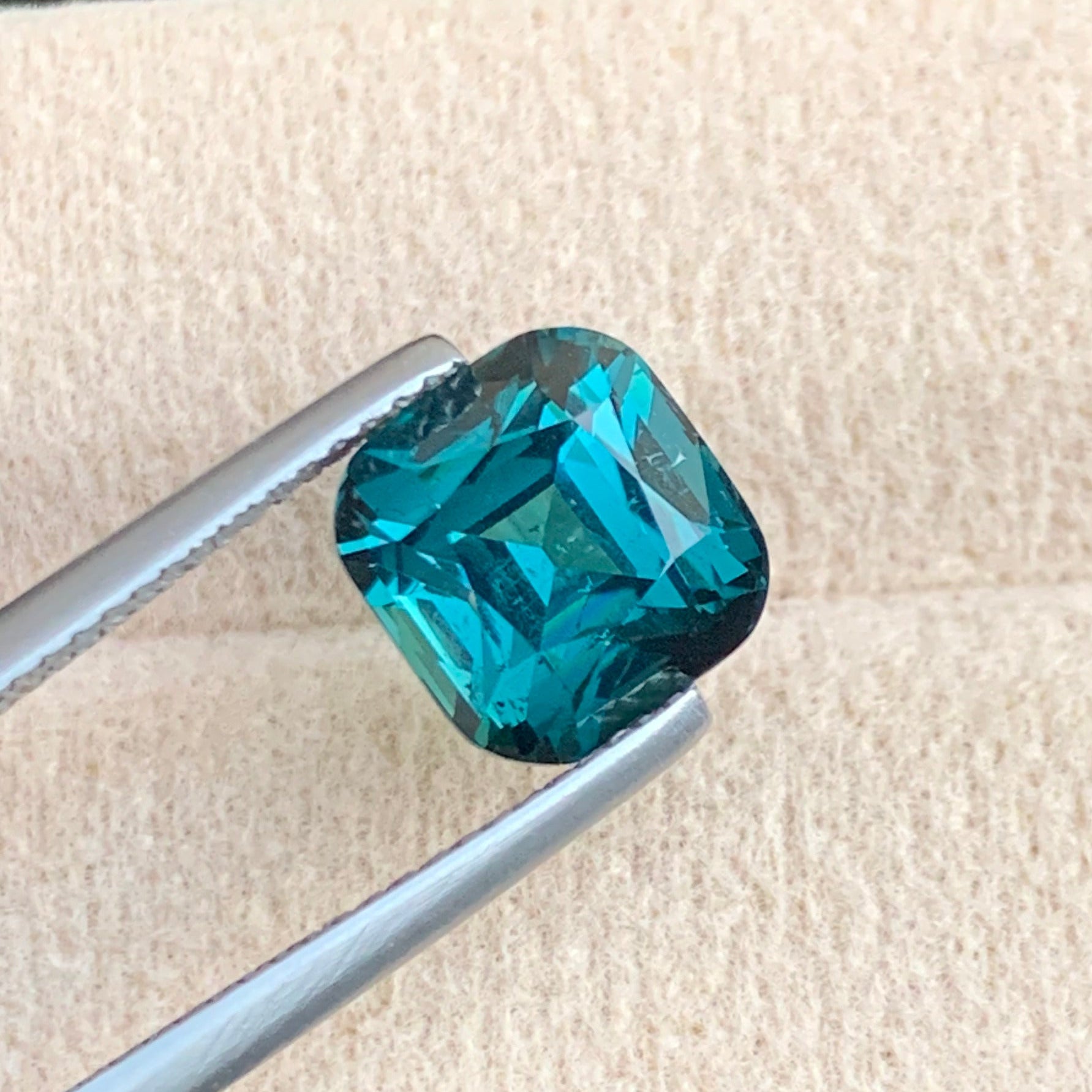 Oceanic Blue Green Tourmaline
Luxury Cushion Cut Tourmaline
Collector Grade Afghan Tourmaline