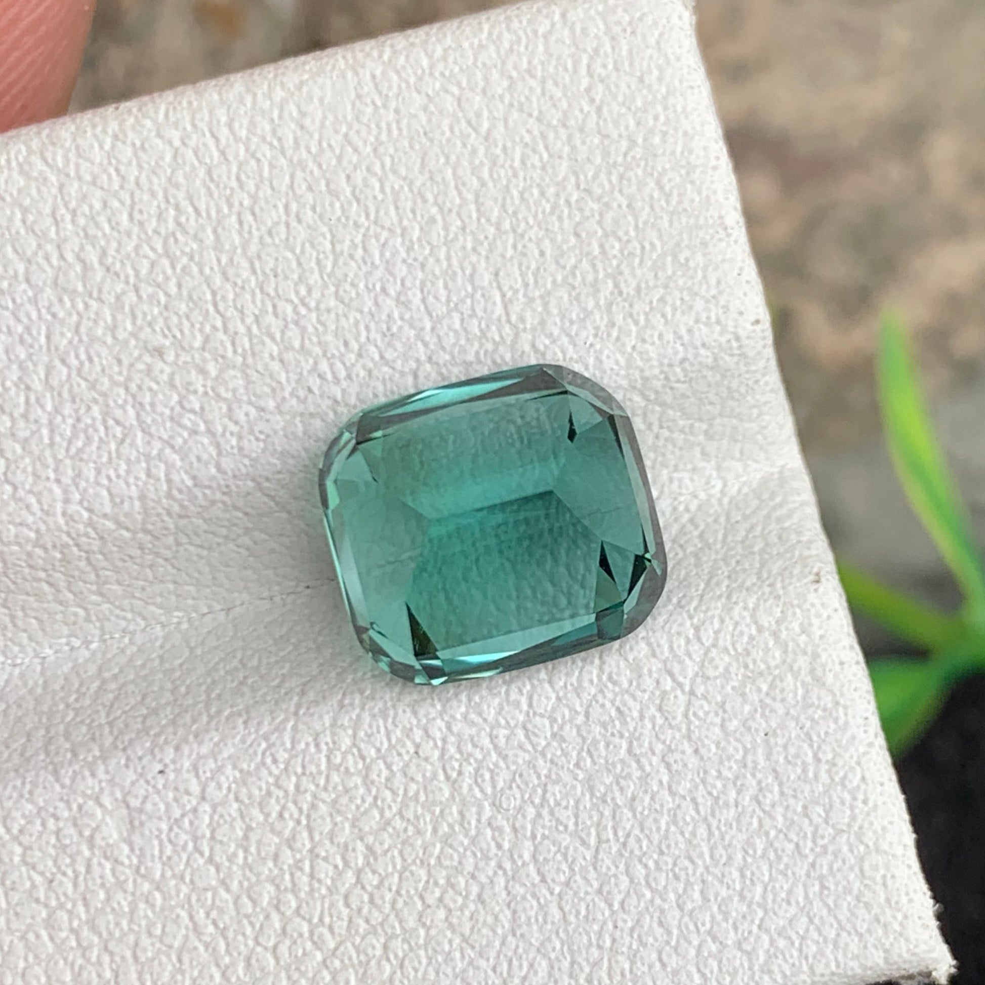 OneStep Gems natural blue green Lagoon Tourmaline
Luxury Afghan Lagoon Tourmaline gemstone with cushion shape