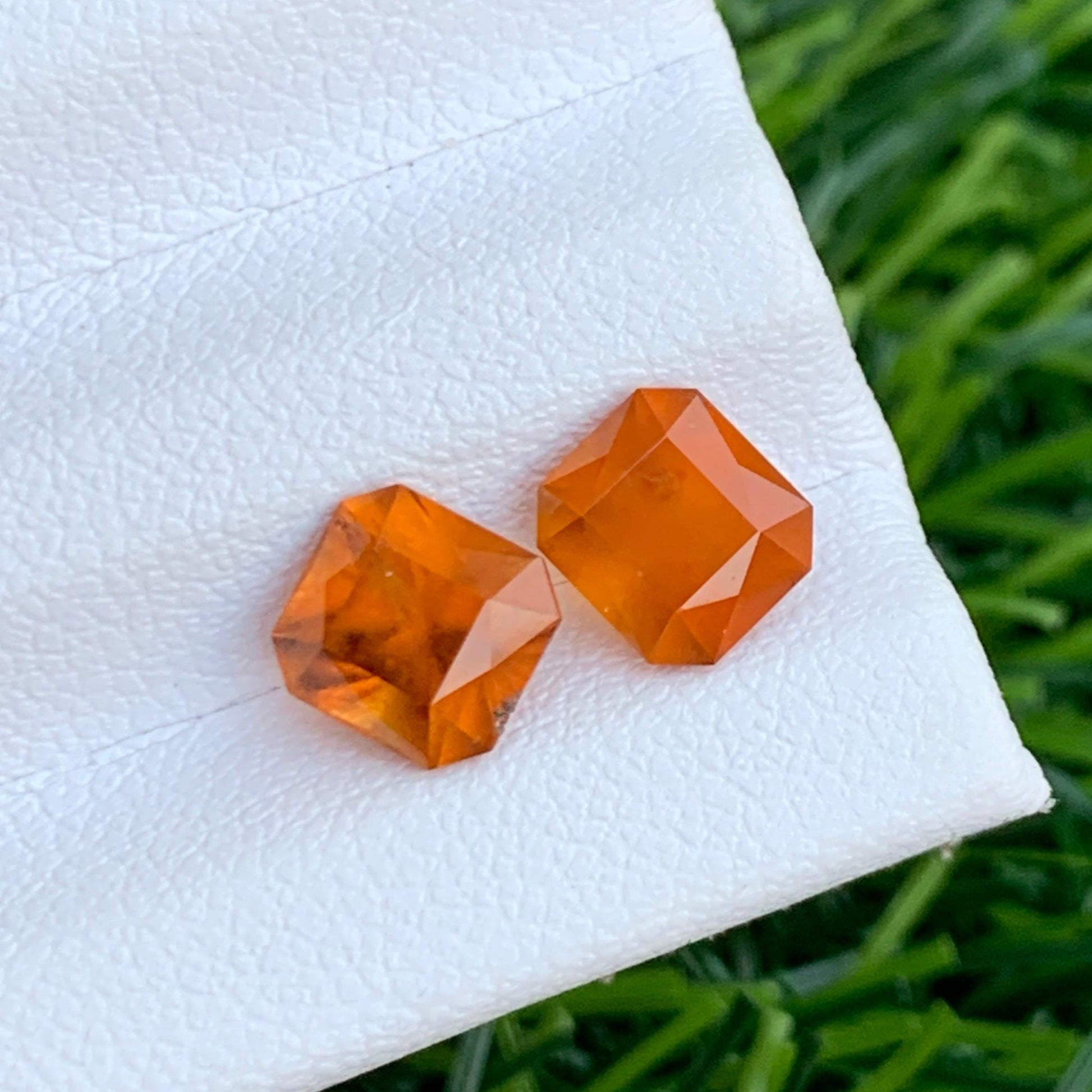 Onestep Gems Loose Garnet Earrings Stones